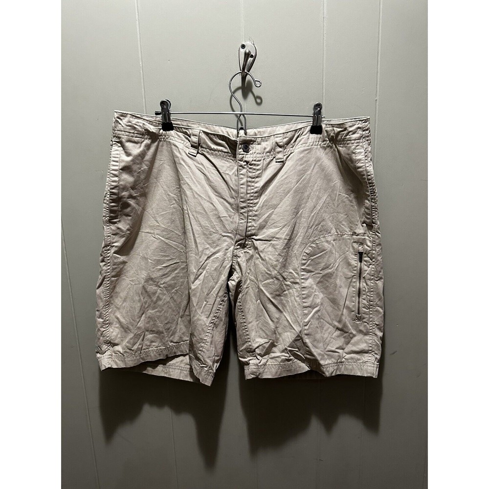 Patagonia Shorts For Men Size 40 Organic Cotton Chino Khaki Hiking Side Pocket
